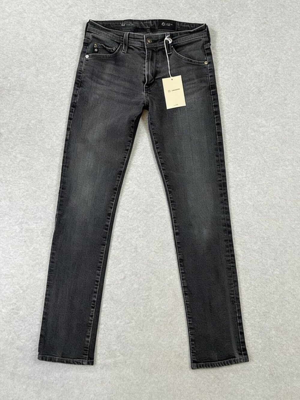 AG Adriano Goldschmied Mens Size 28Wx32L* Tellis Modern Slim Stretch Black Jeans